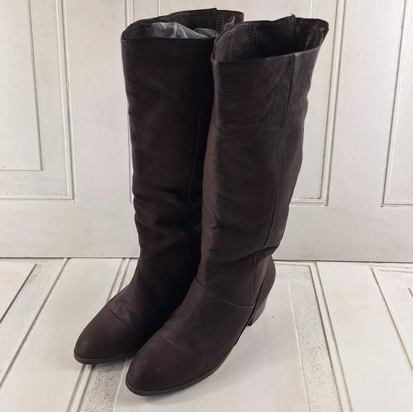 Savida Collection By Betco Brown Genuine Leather Womens Boots Sz 8 - Picture 4 of 12